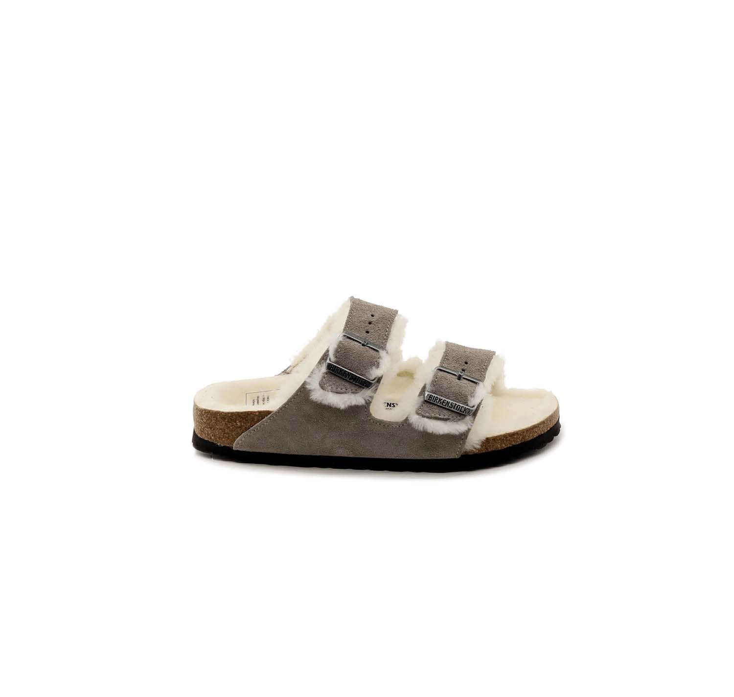 Birkenstock Arizona Shearling Stone